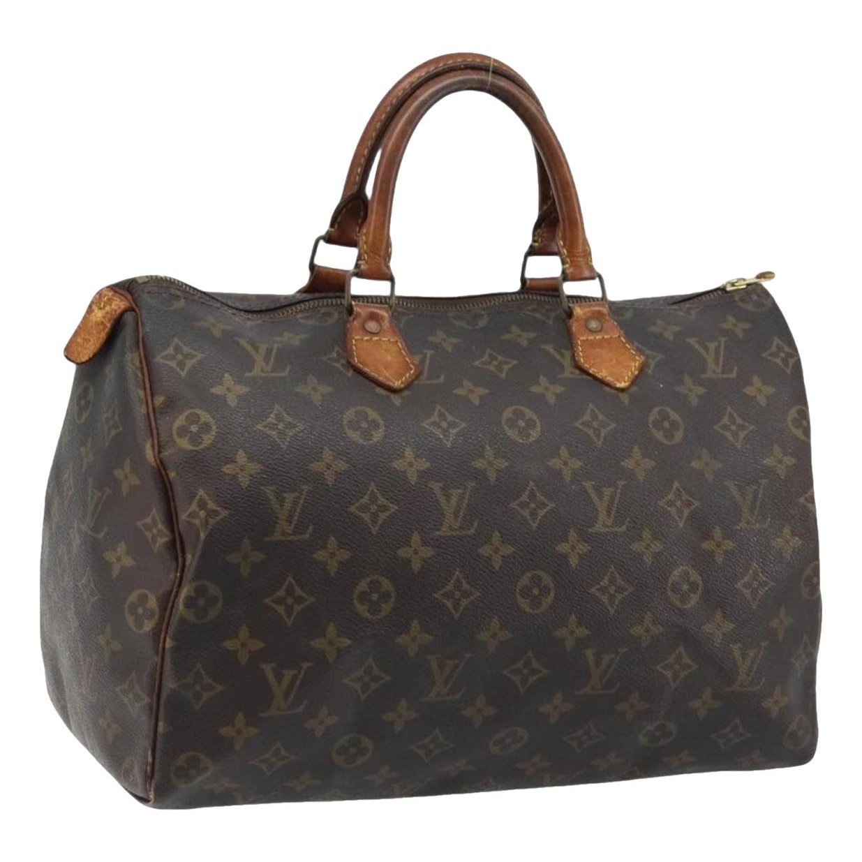 Speedy leather handbag