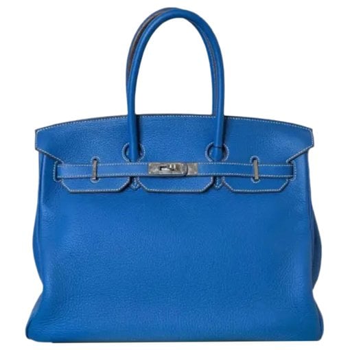 Birkin 35 leather handbag