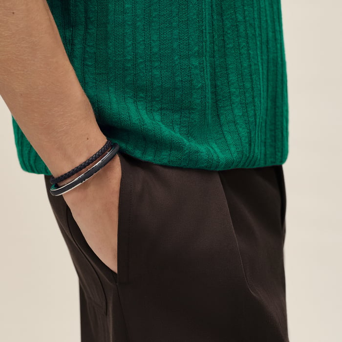 Menthe "Seersucker Pique" T-shirt