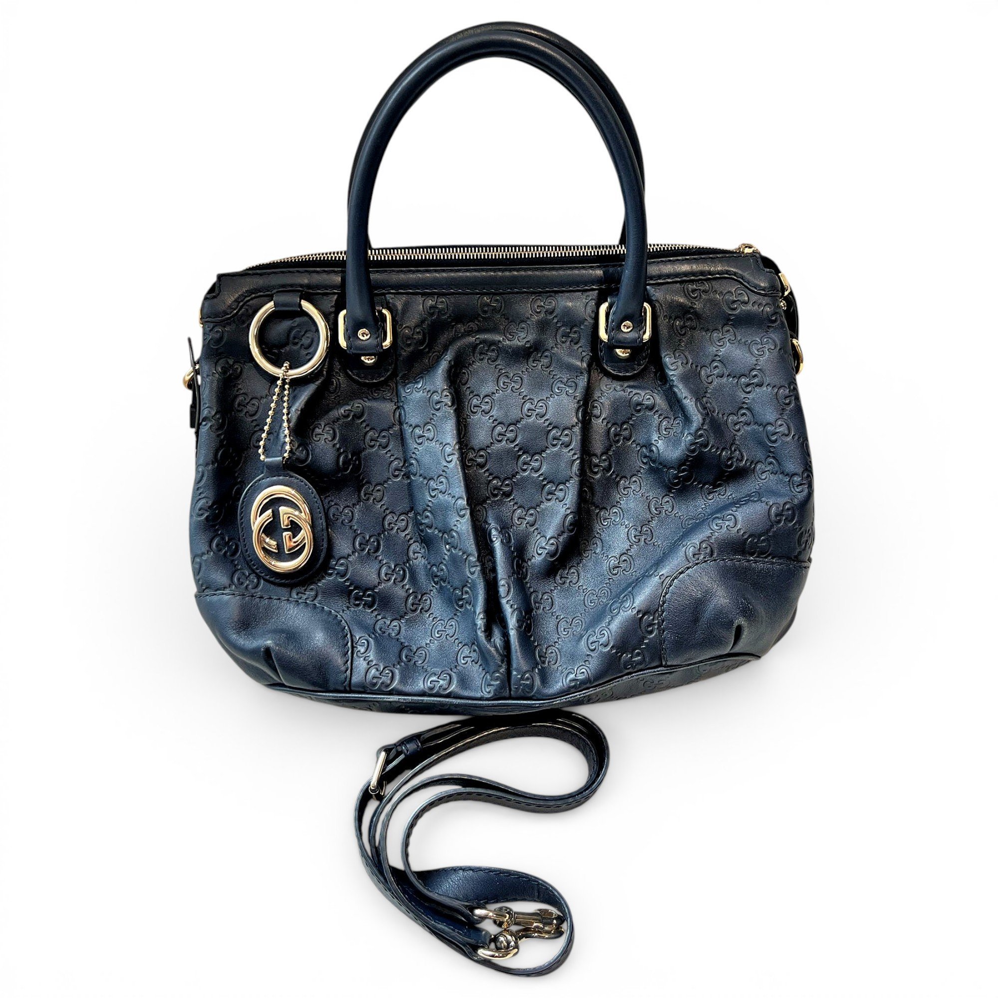 Leather handbag