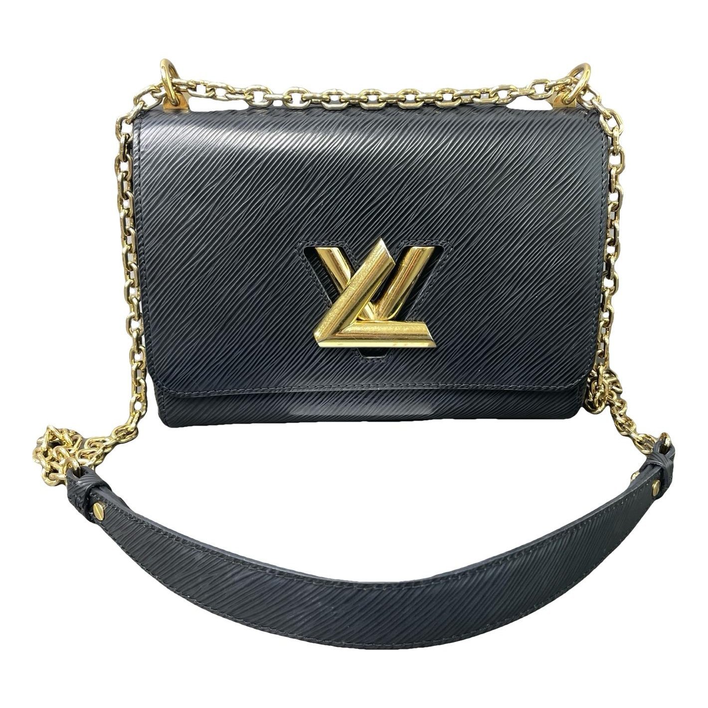 Twist leather handbag