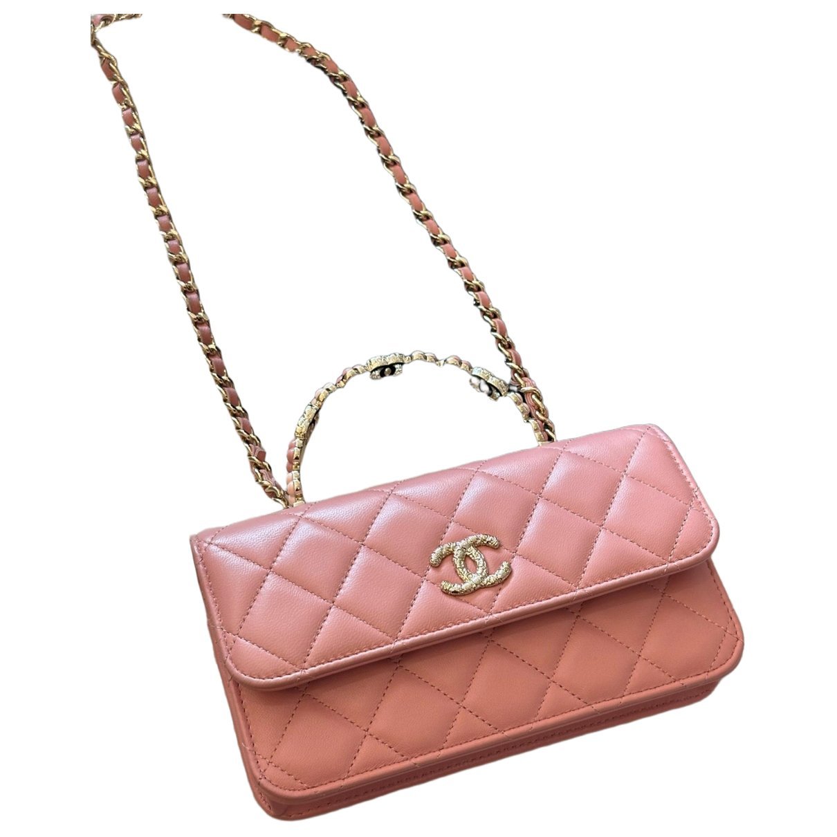 Wallet On Chain Timeless/Classique leather crossbody bag