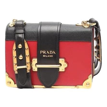 Cahier leather handbag