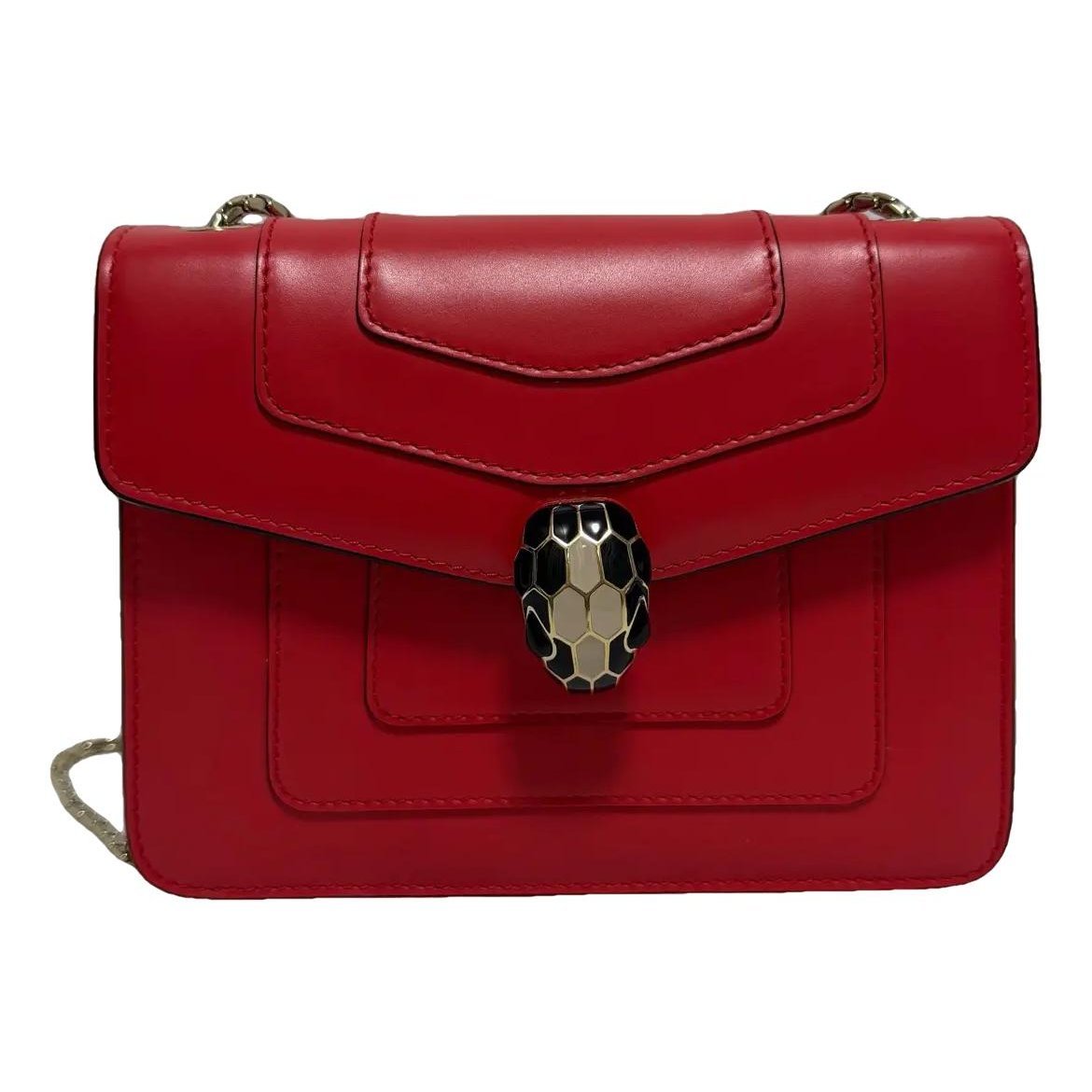 Serpenti leather handbag