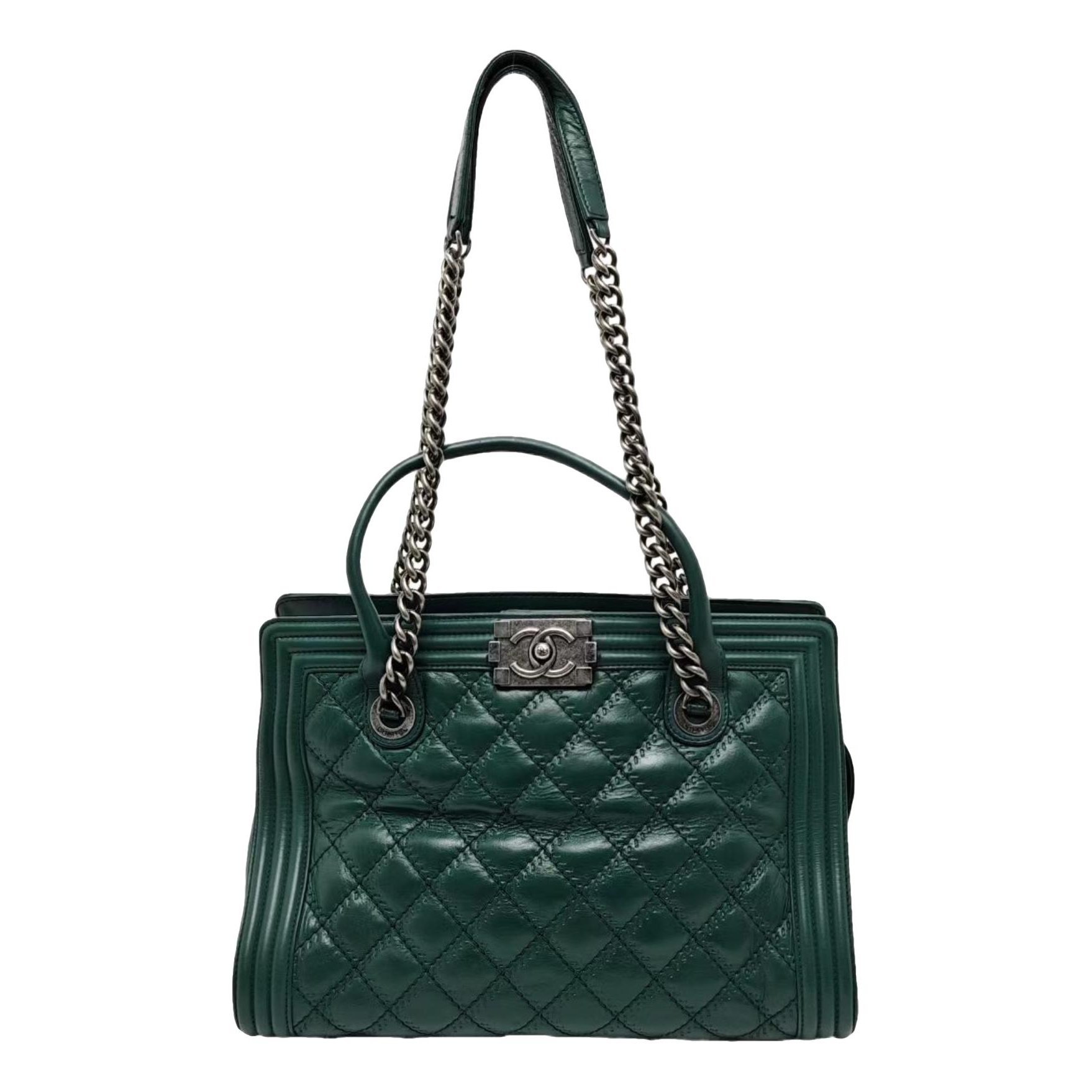 Leather handbag