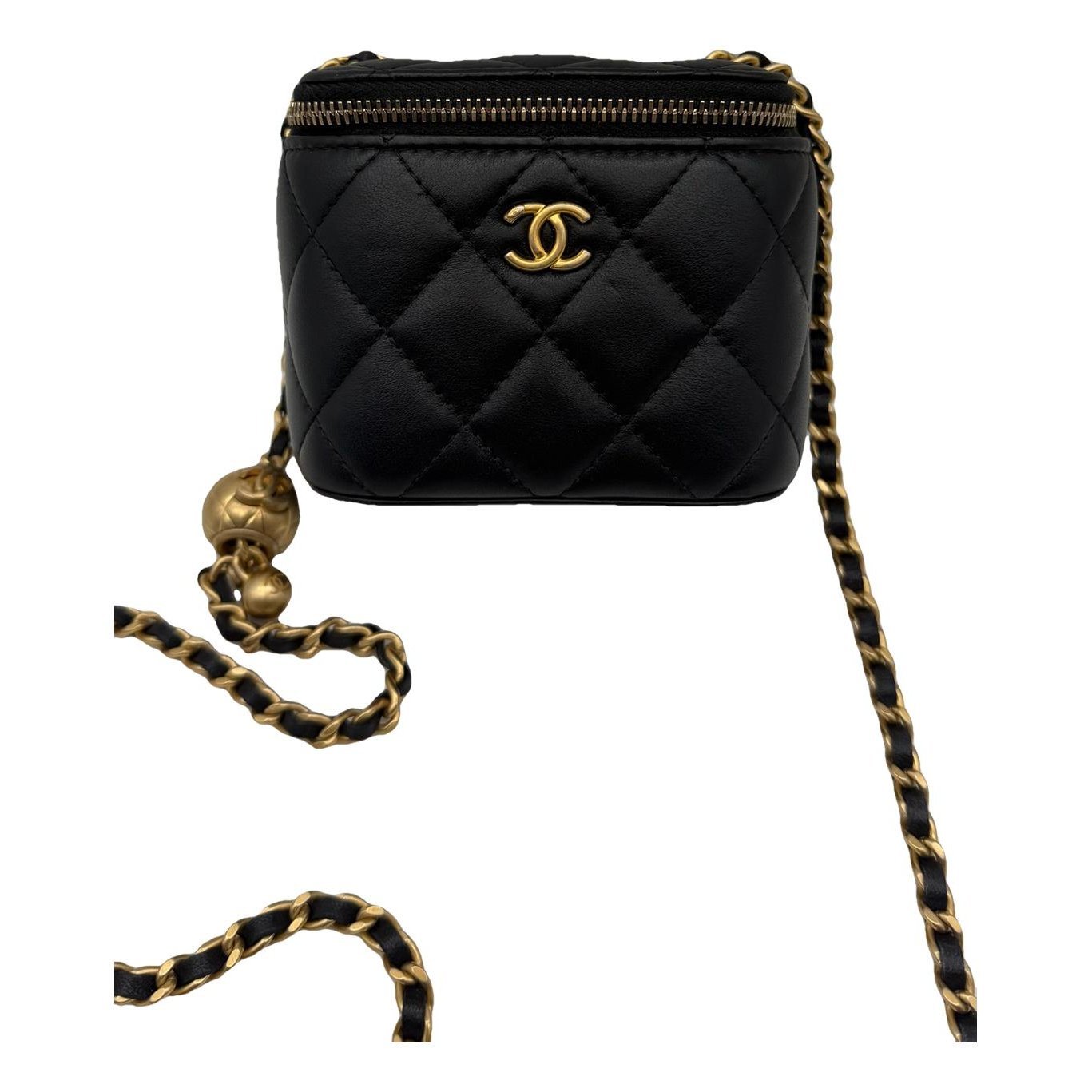 Trendy CC Vanity leather handbag