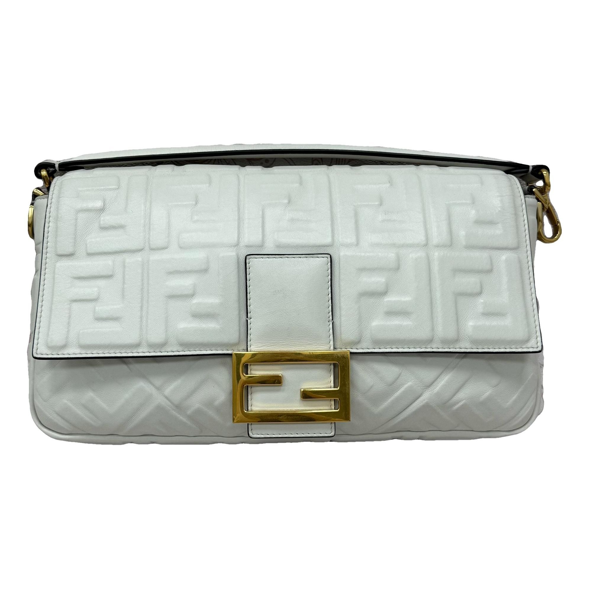 Baguette leather handbag