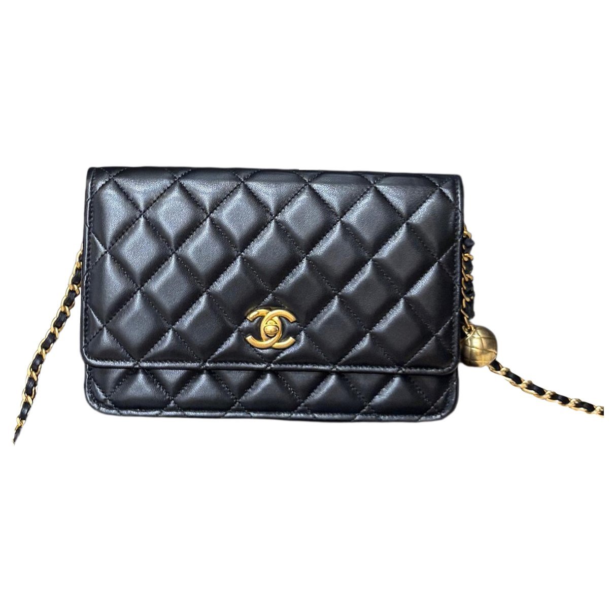 Wallet On Chain Timeless/Classique leather crossbody bag