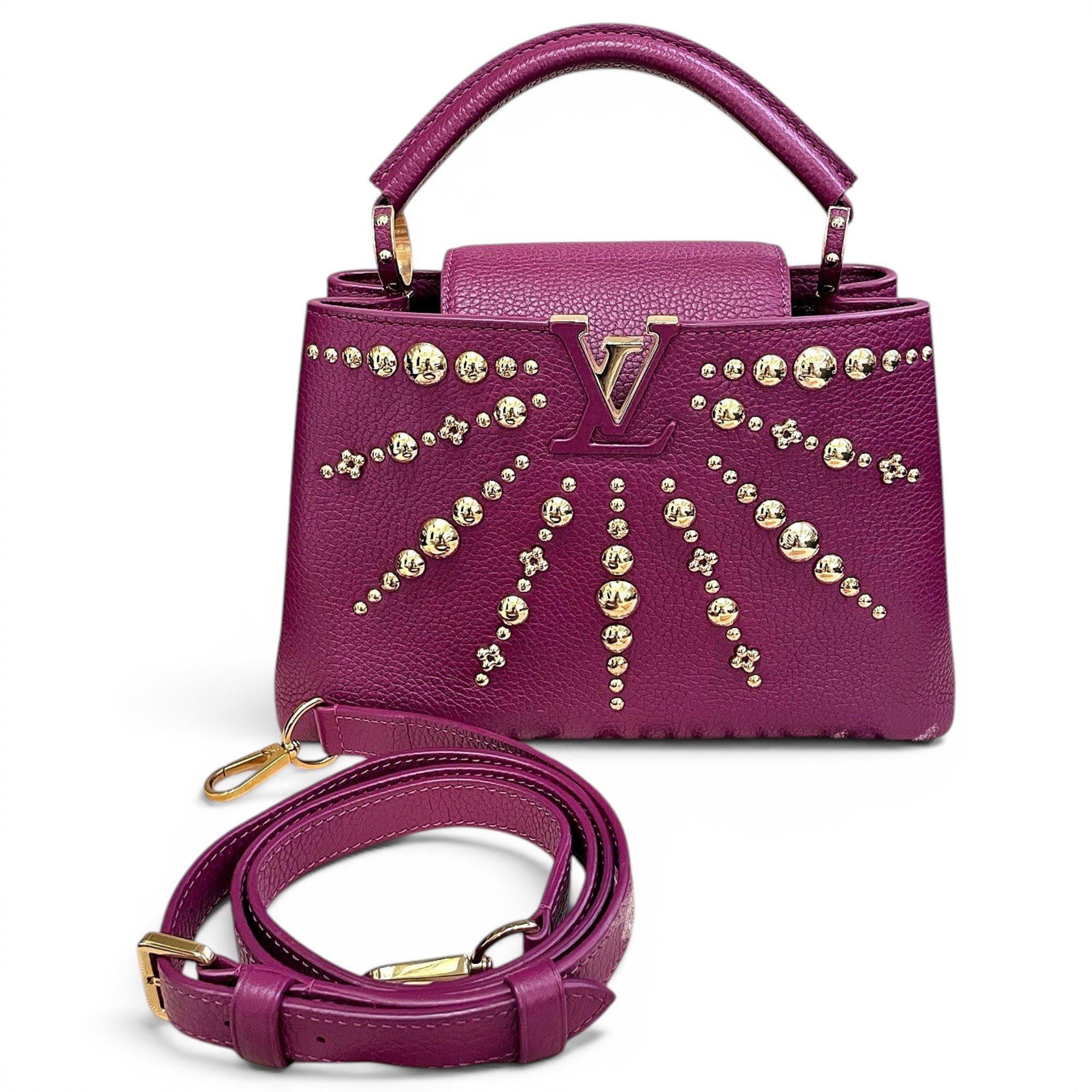 Capucines leather handbag