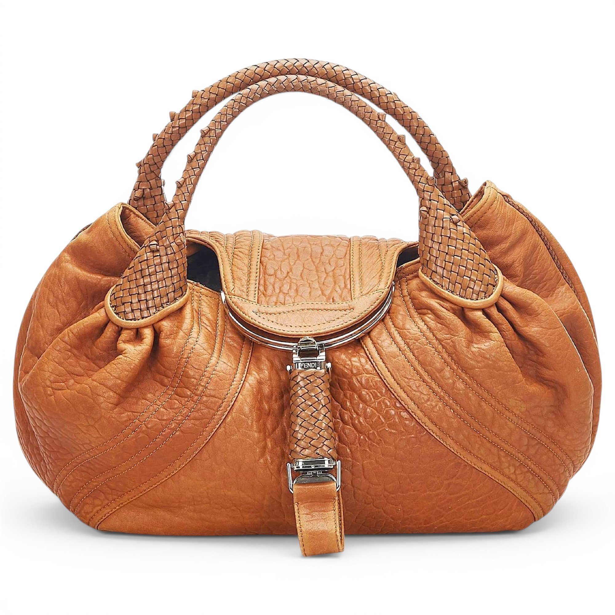 Spy leather handbag