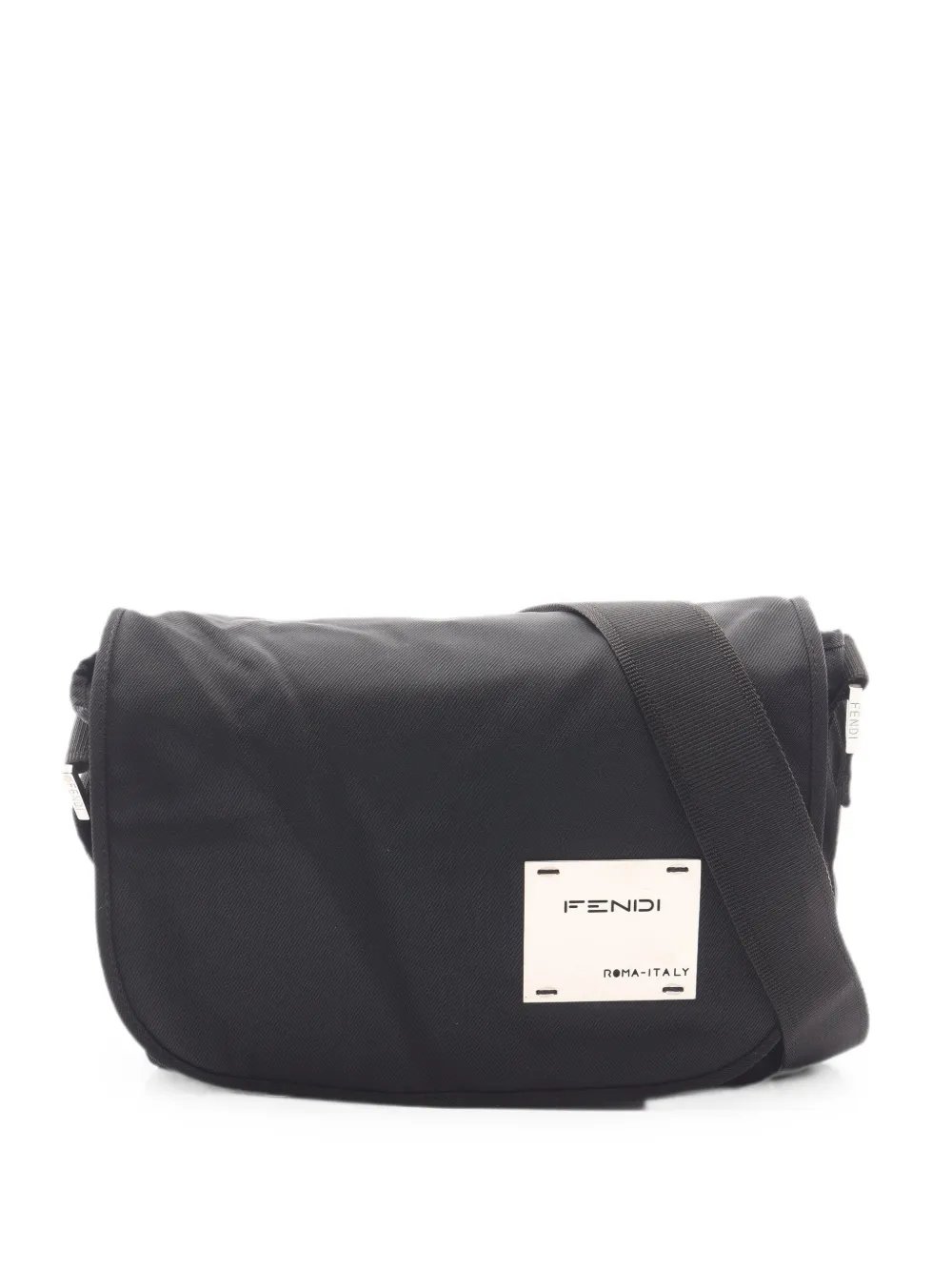 2000s logo-plate shoulder bag