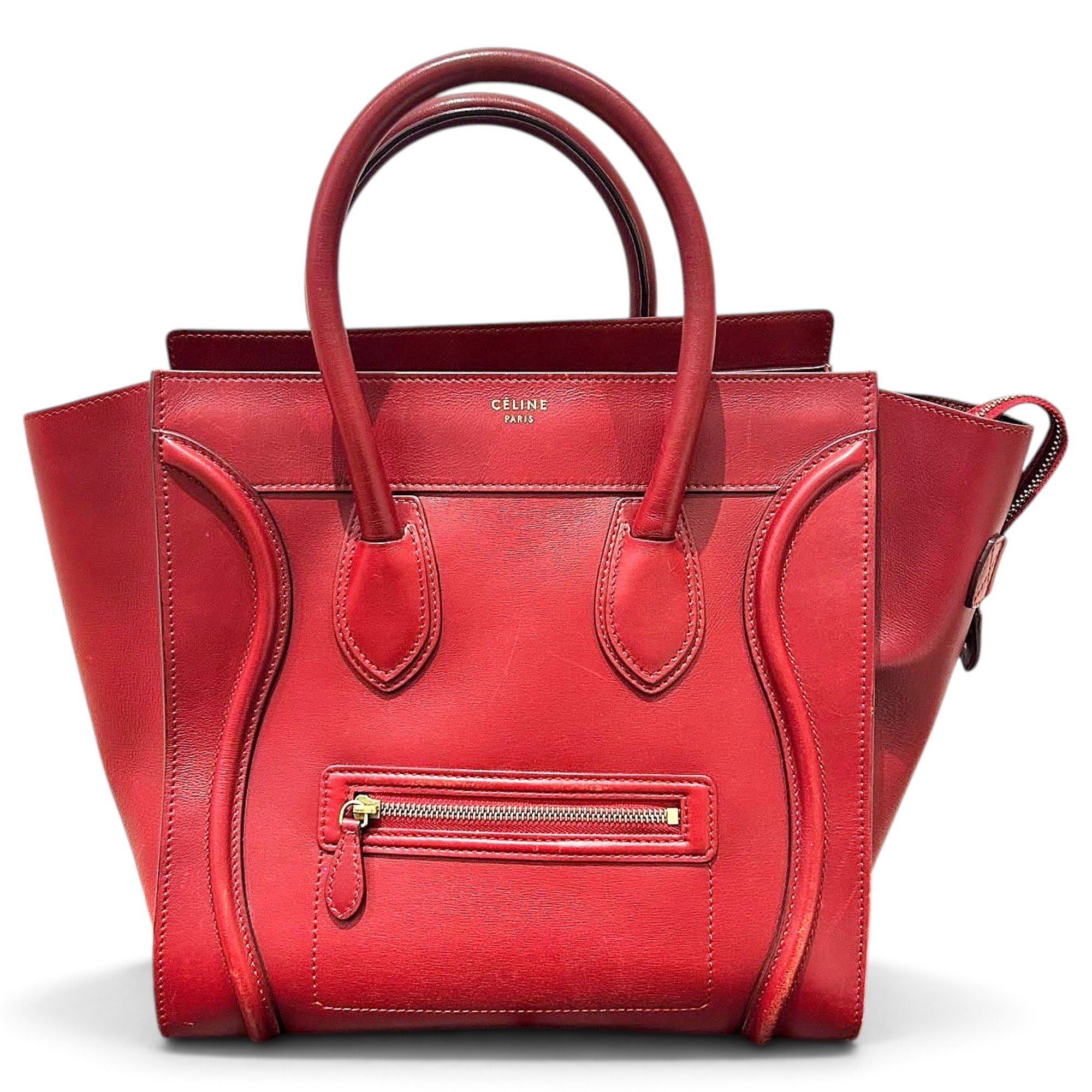 Luggage leather handbag