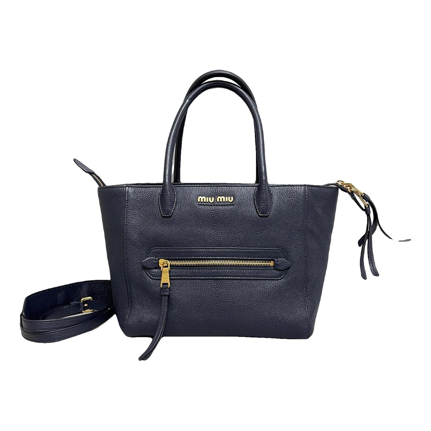 Leather handbag