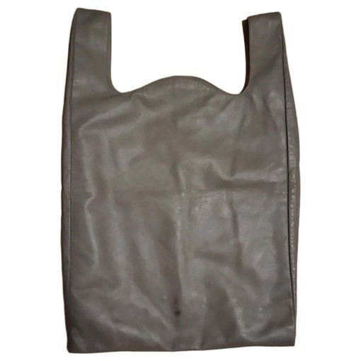 Leather tote