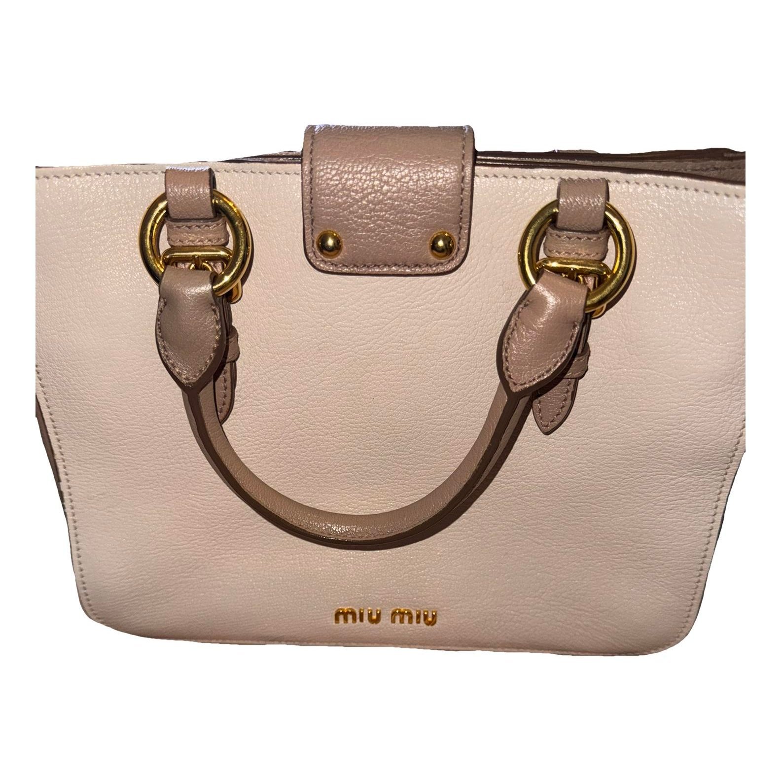Miu Miu Leather tote