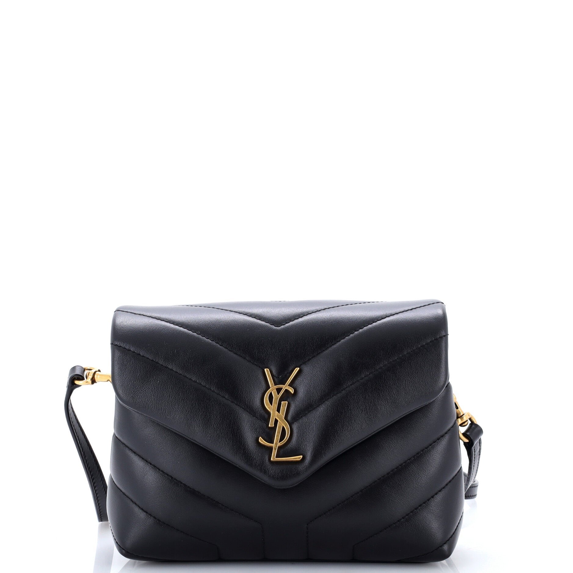 Loulou Shoulder Bag Matelasse Chevron Leather Toy