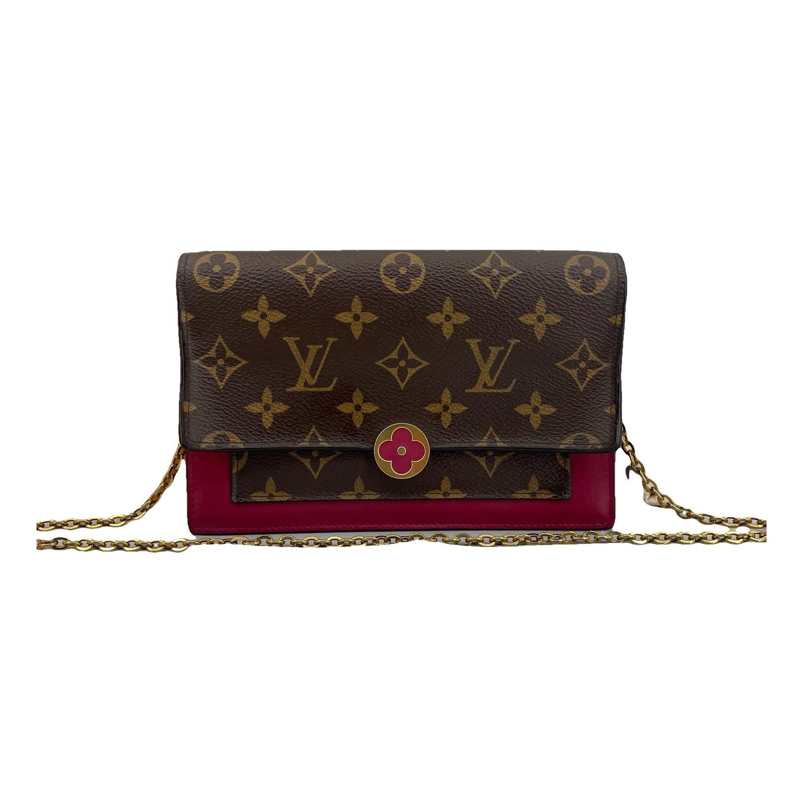 Flore chain leather handbag