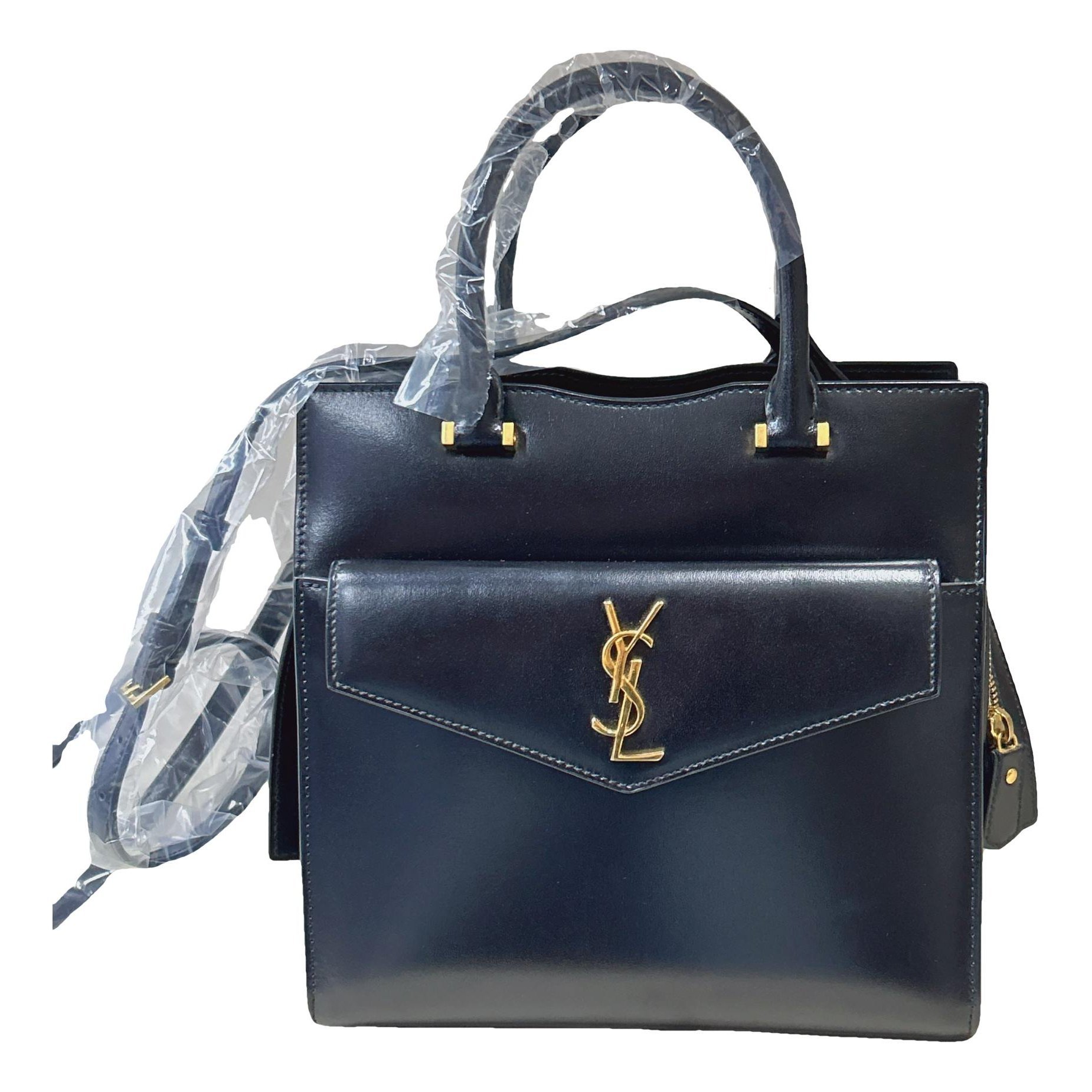 Uptown leather handbag