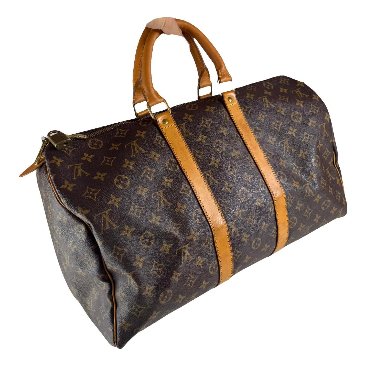Louis Vuitton Leather 48h bag
