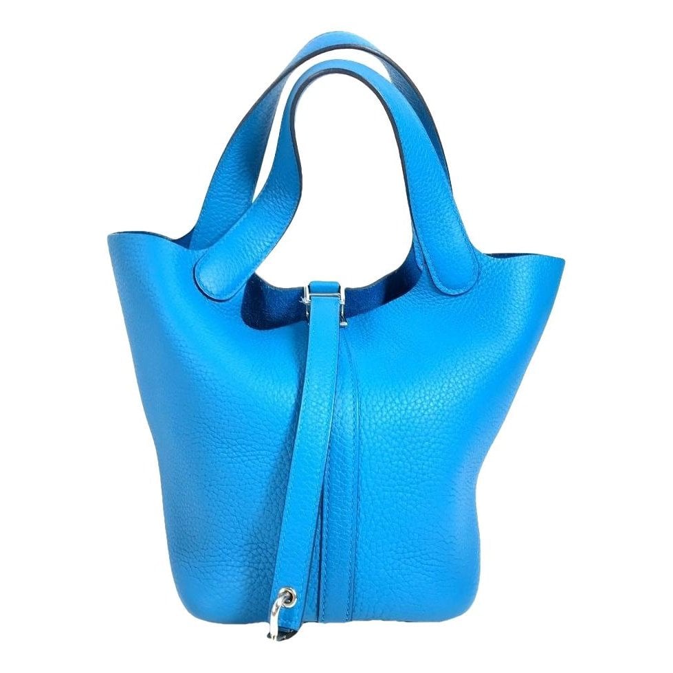 Picotin leather handbag