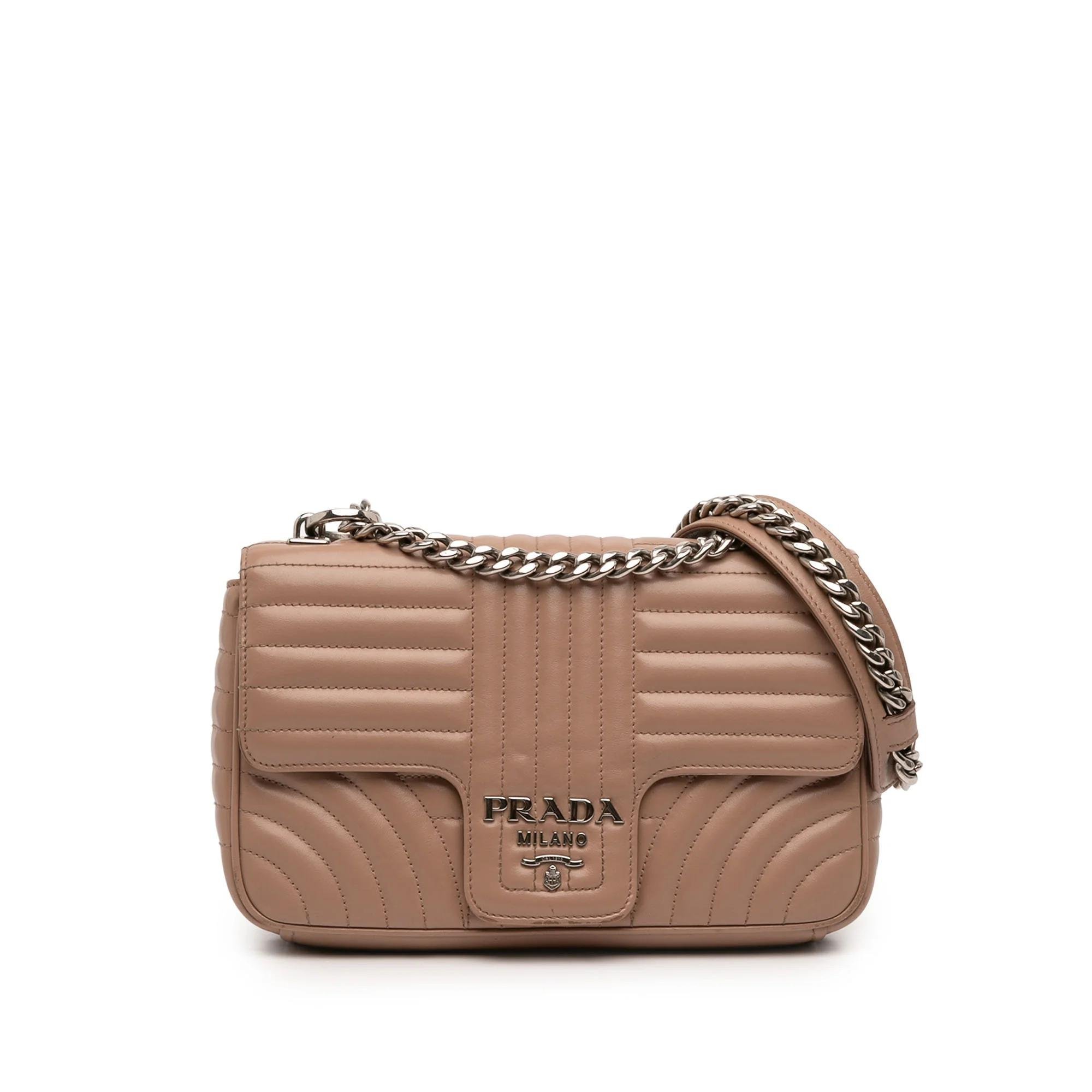 Diagramme leather handbag