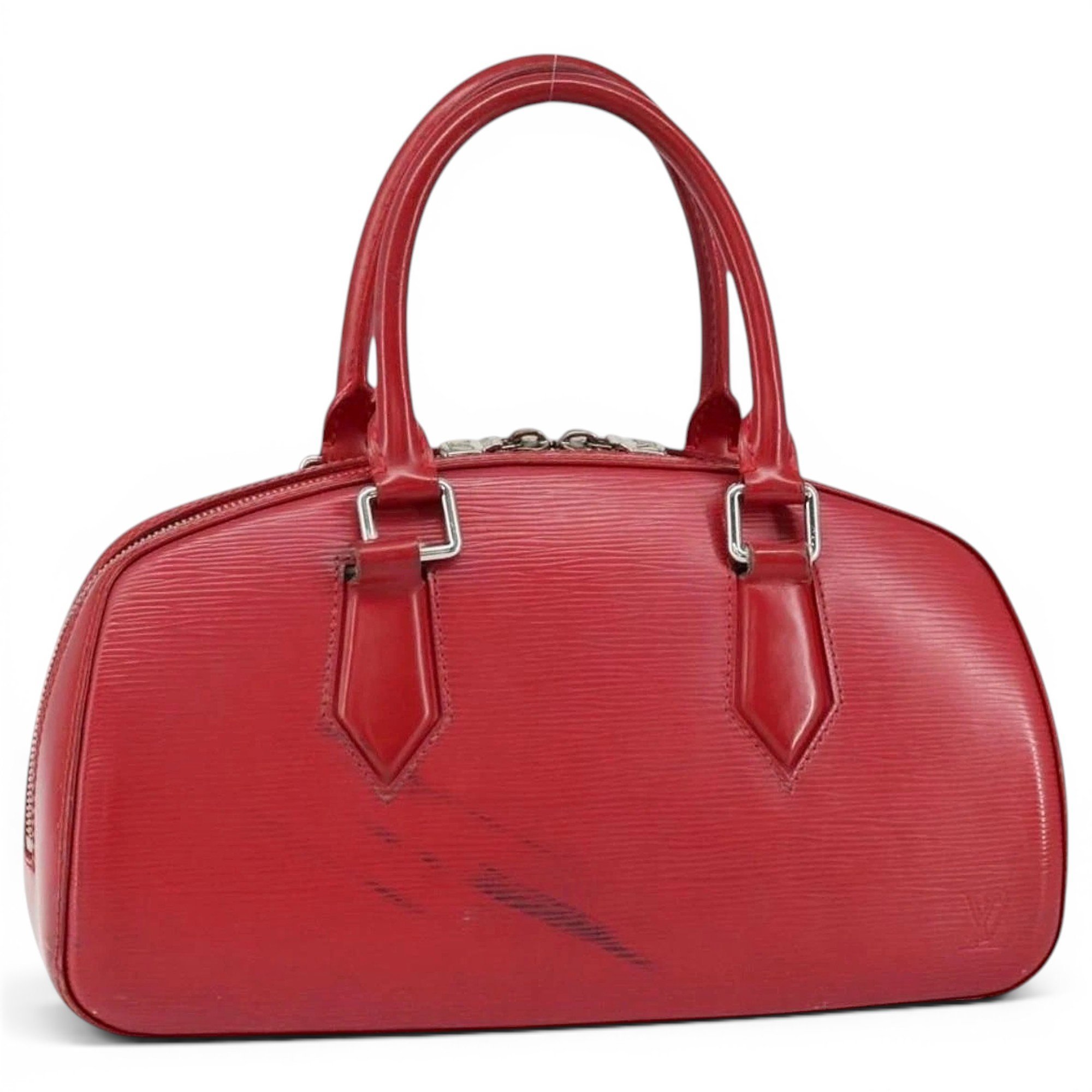 Patent leather handbag