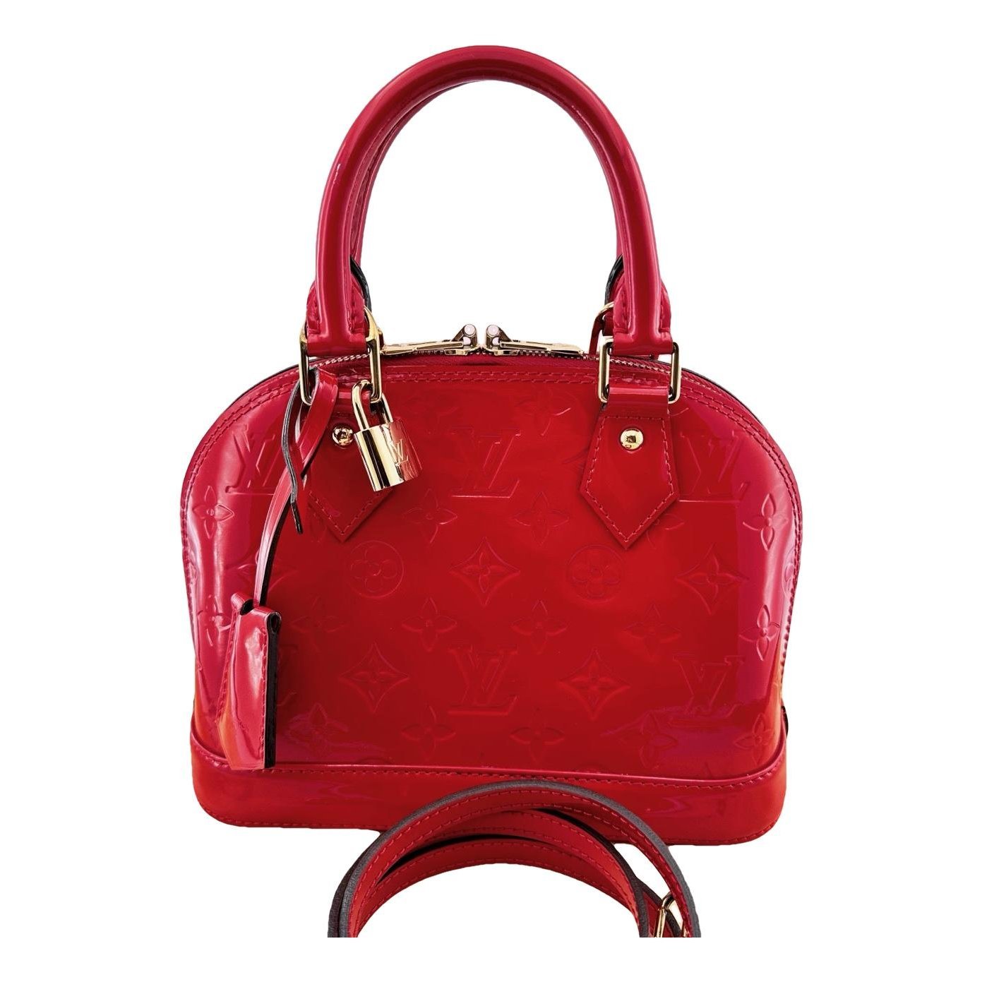 Alma BB patent leather handbag