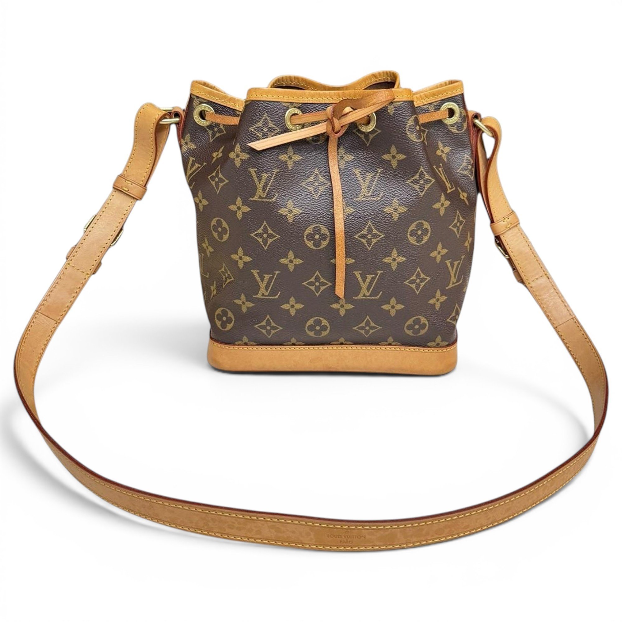 Nano Noé leather handbag