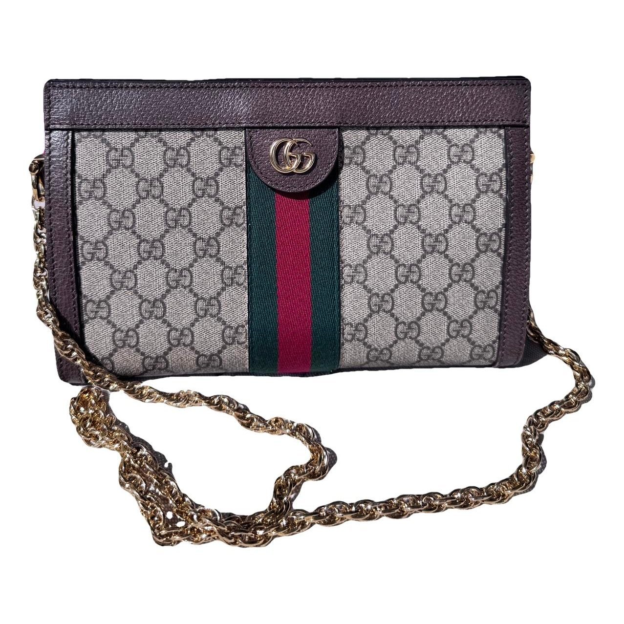 Ophidia Chain leather handbag