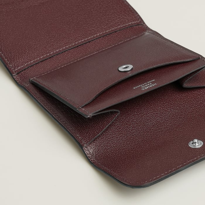 Rouge Sellier Porte-cartes Iliade Compact