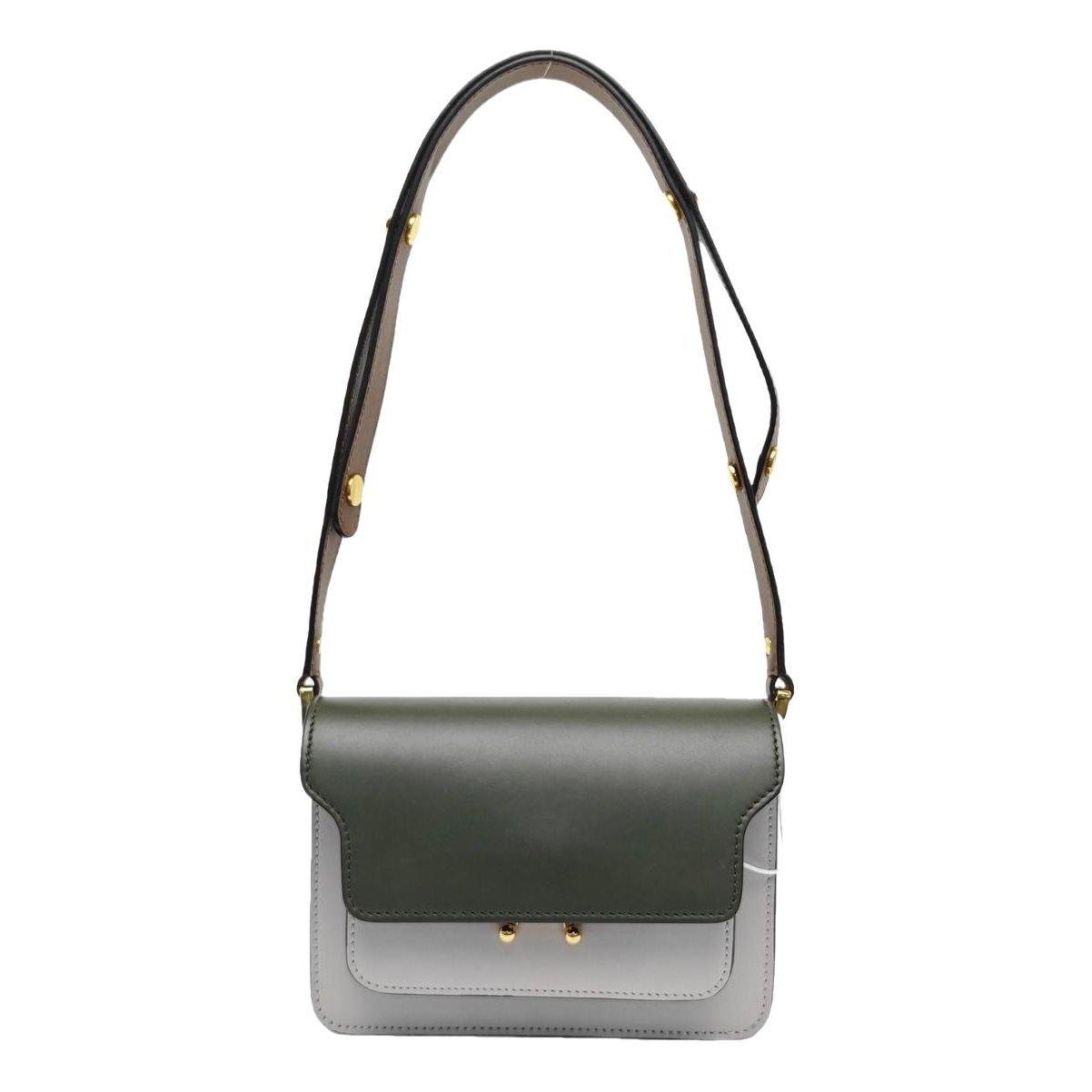Trunk leather handbag