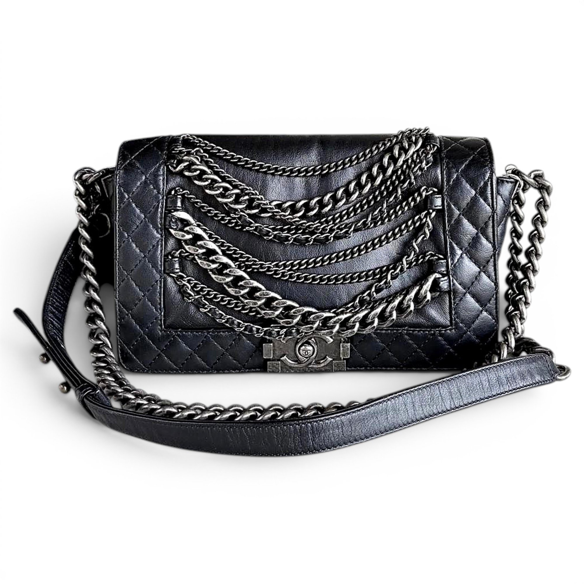 Leather handbag