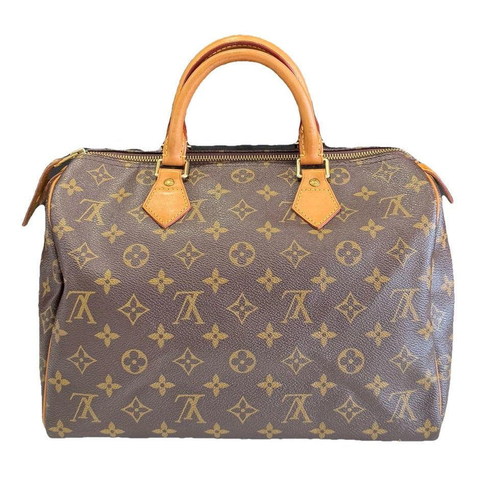 Speedy leather handbag