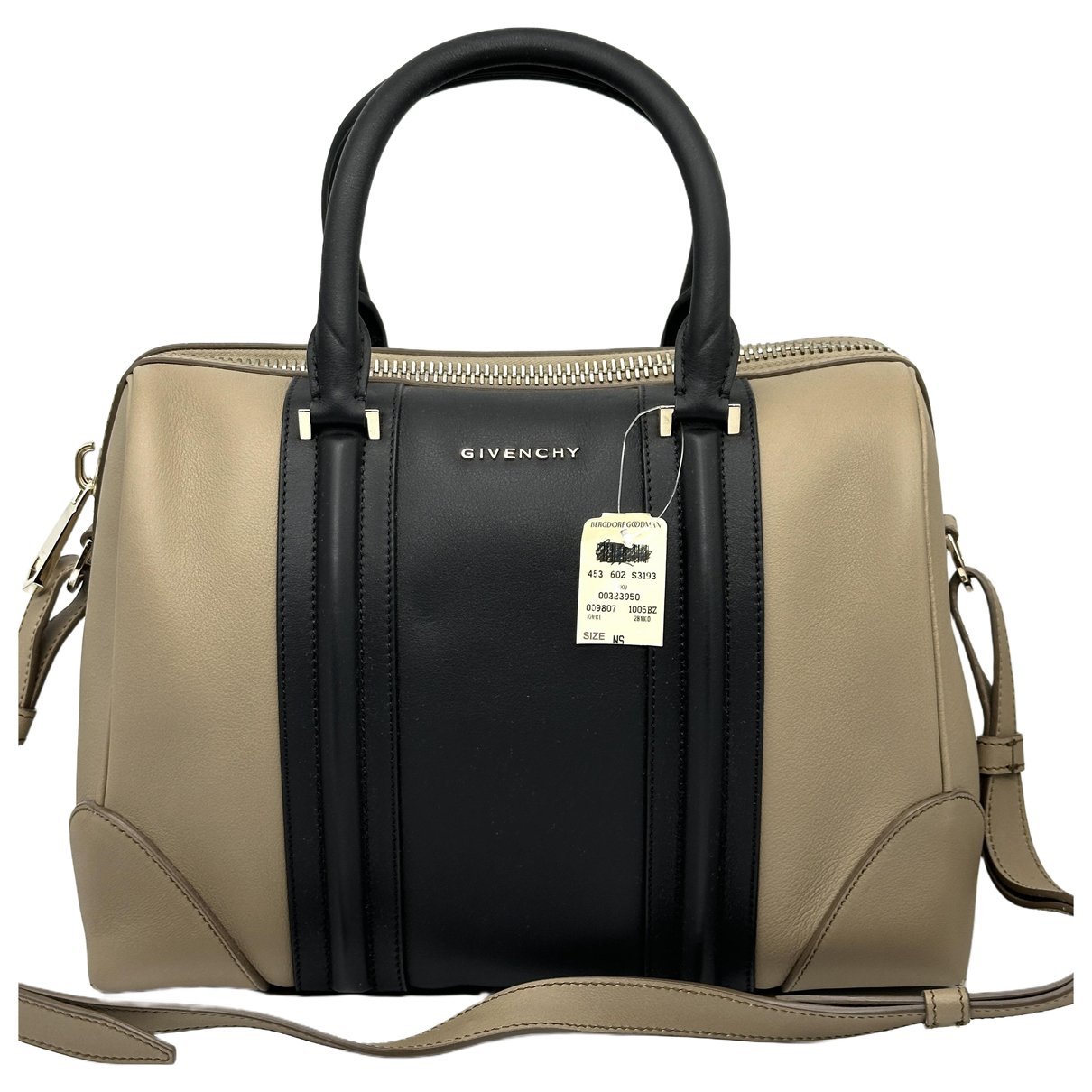 Lucrezia leather bowling bag