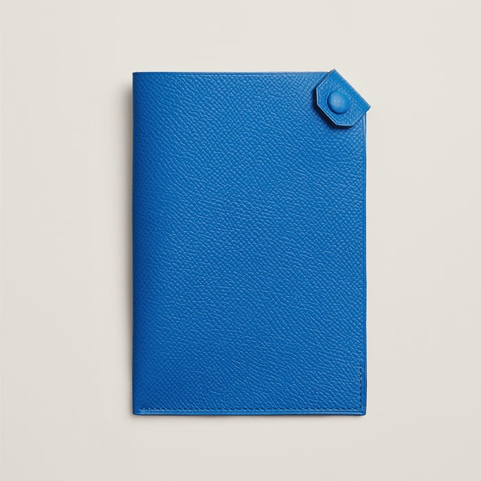 Bleu Zellige Tarmac Passport Holder