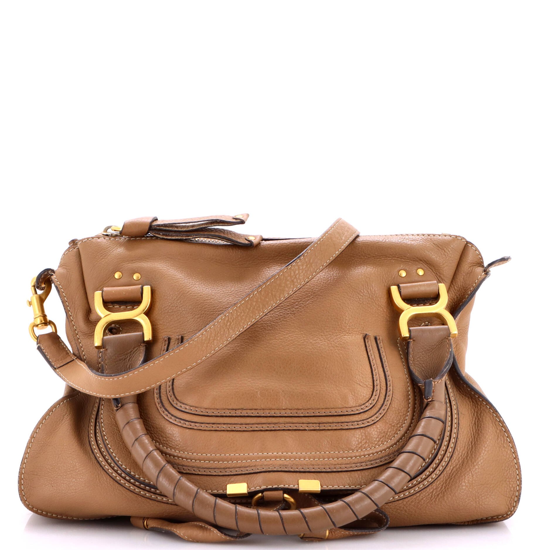 Chloe Marcie Satchel Leather Medium