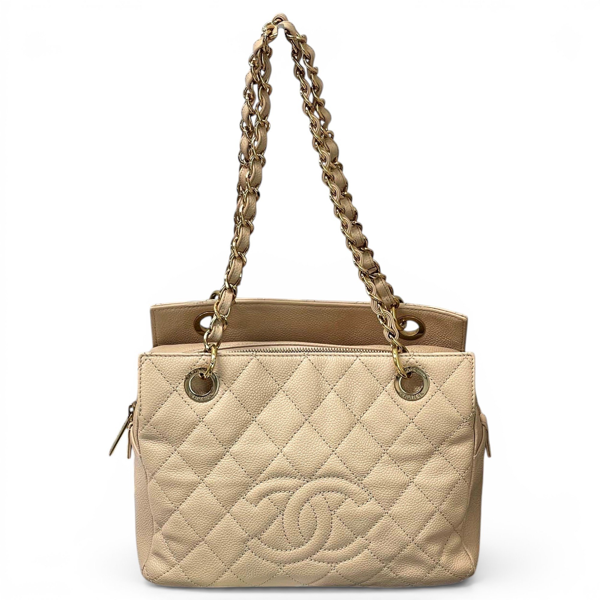 Petite Shopping Tote leather handbag