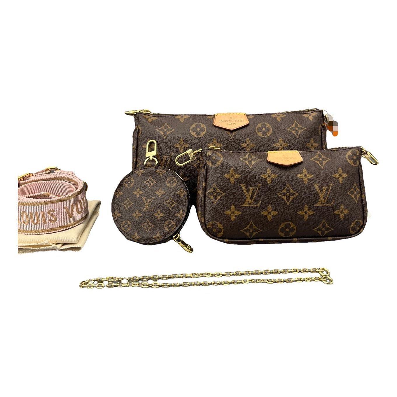 Multi Pochette Accessoires leather handbag