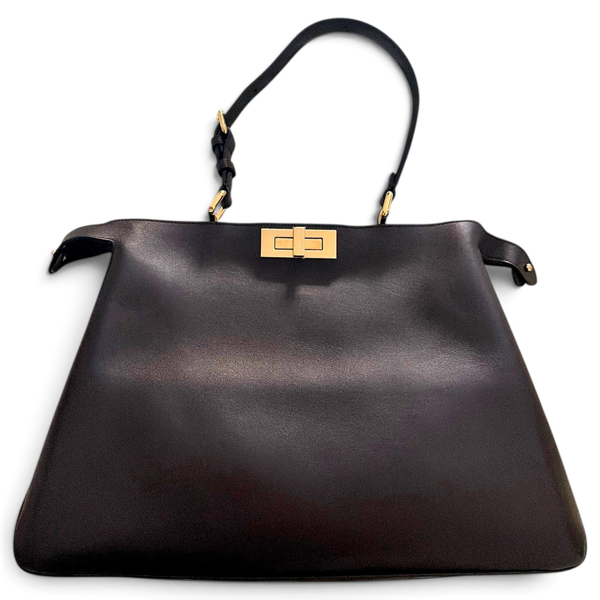 Fendi Peekaboo leather handbag