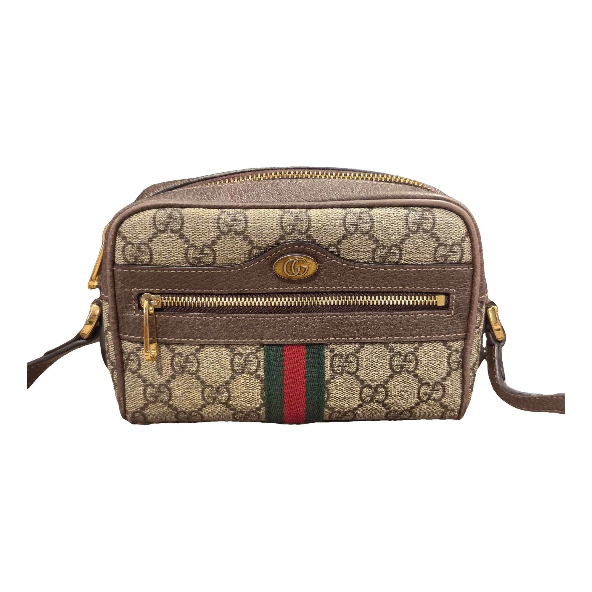 Ophidia vinyl crossbody bag