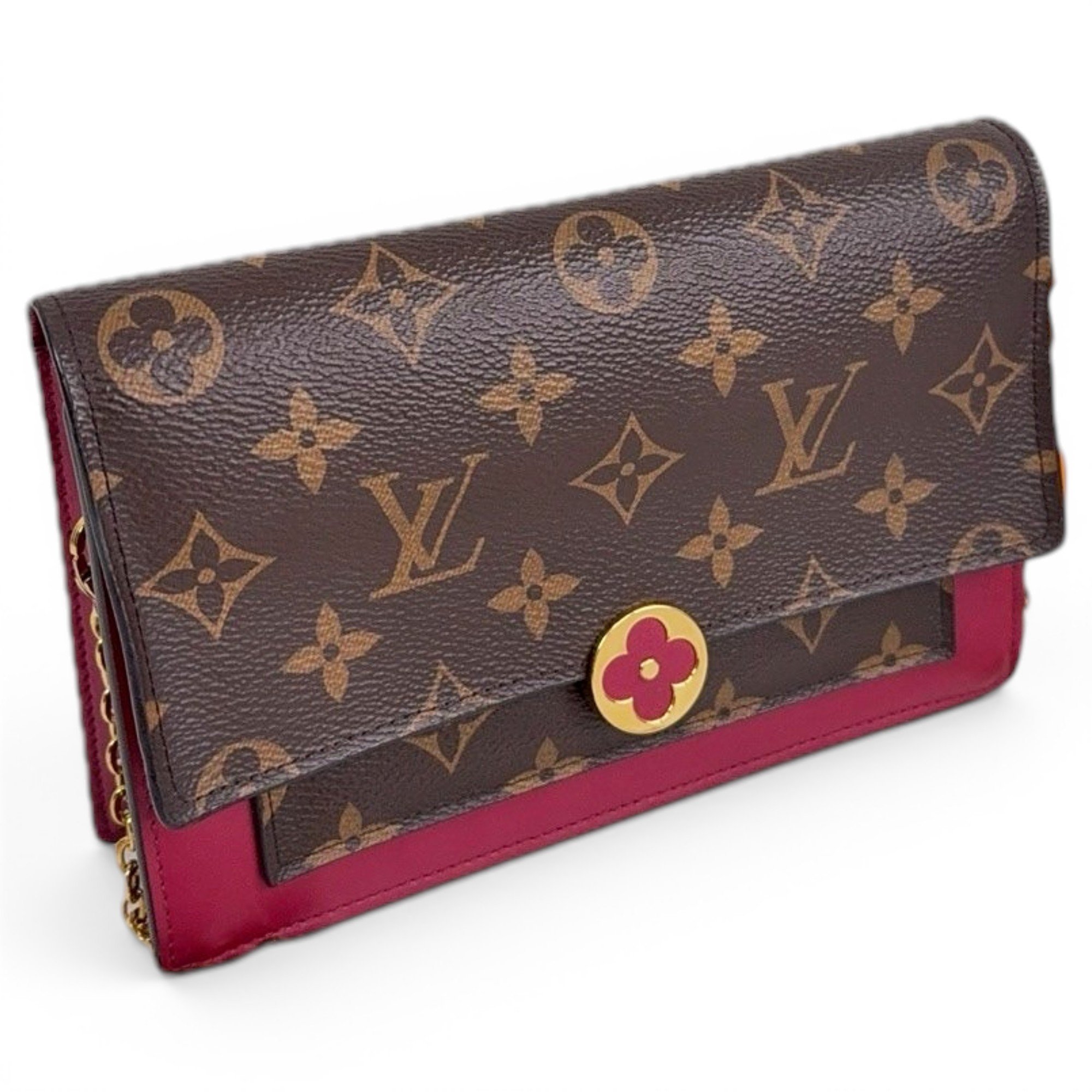 Flore chain leather handbag
