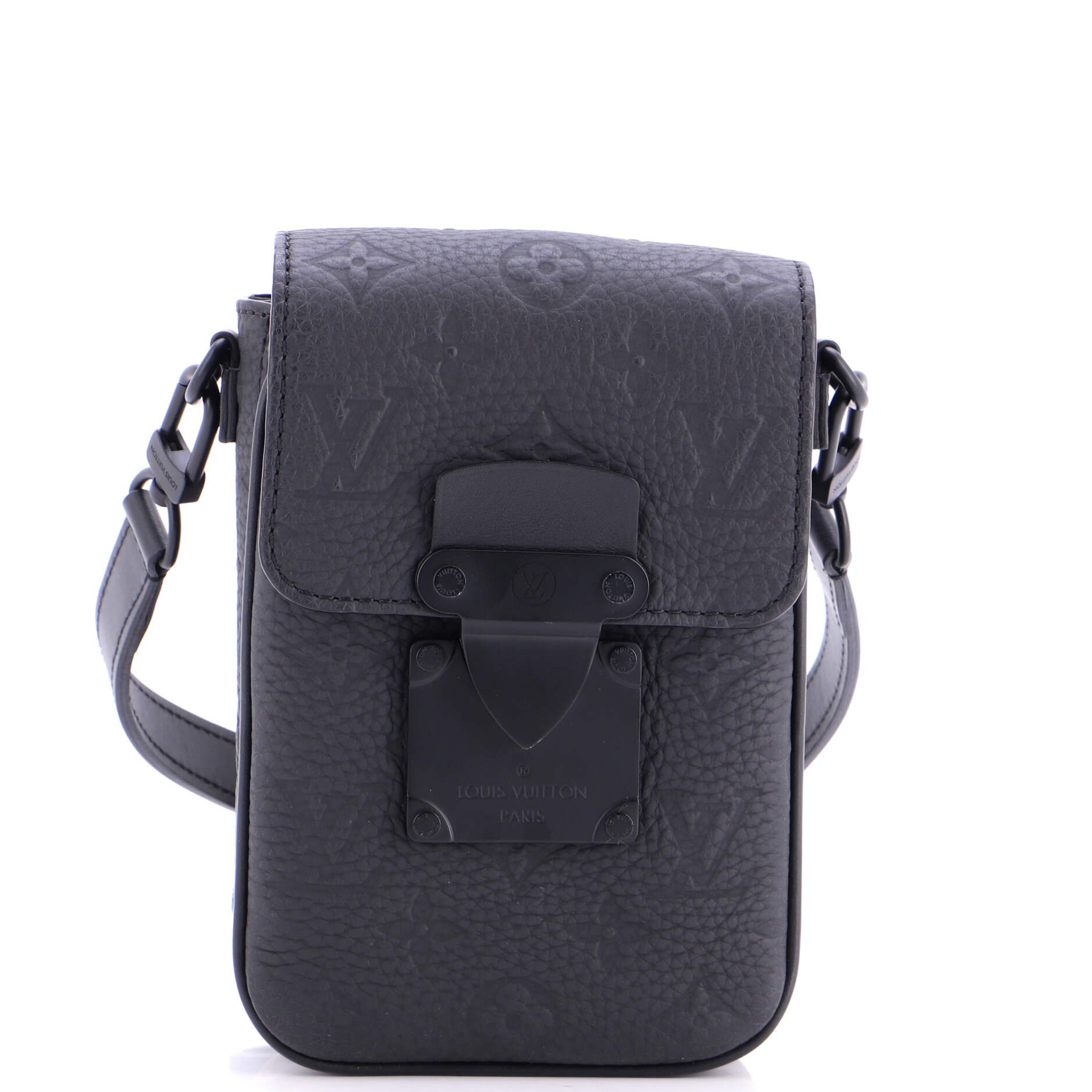 S Lock Vertical Wearable Wallet Monogram Taurillon Leather