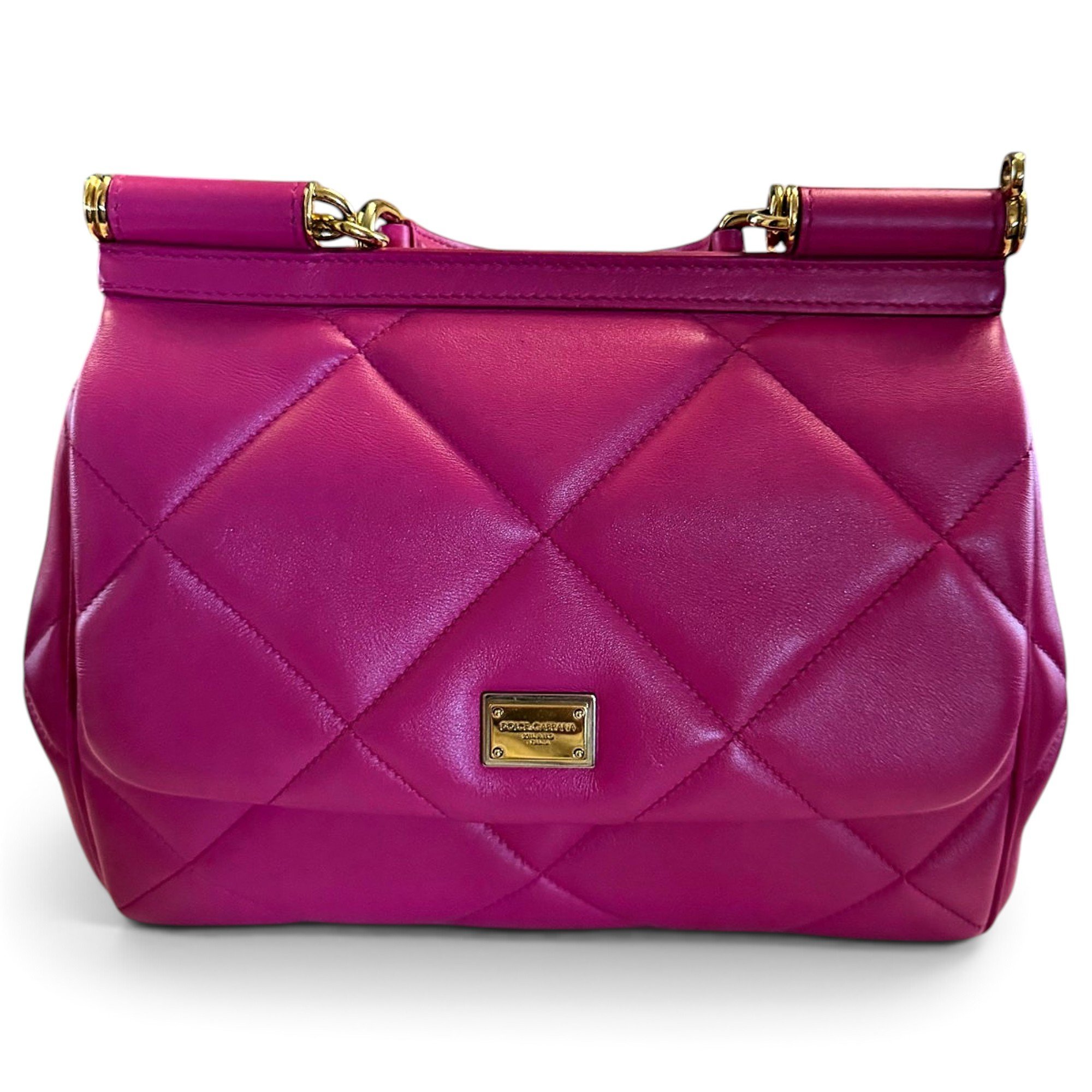 Dolce & Gabbana Sicily leather handbag