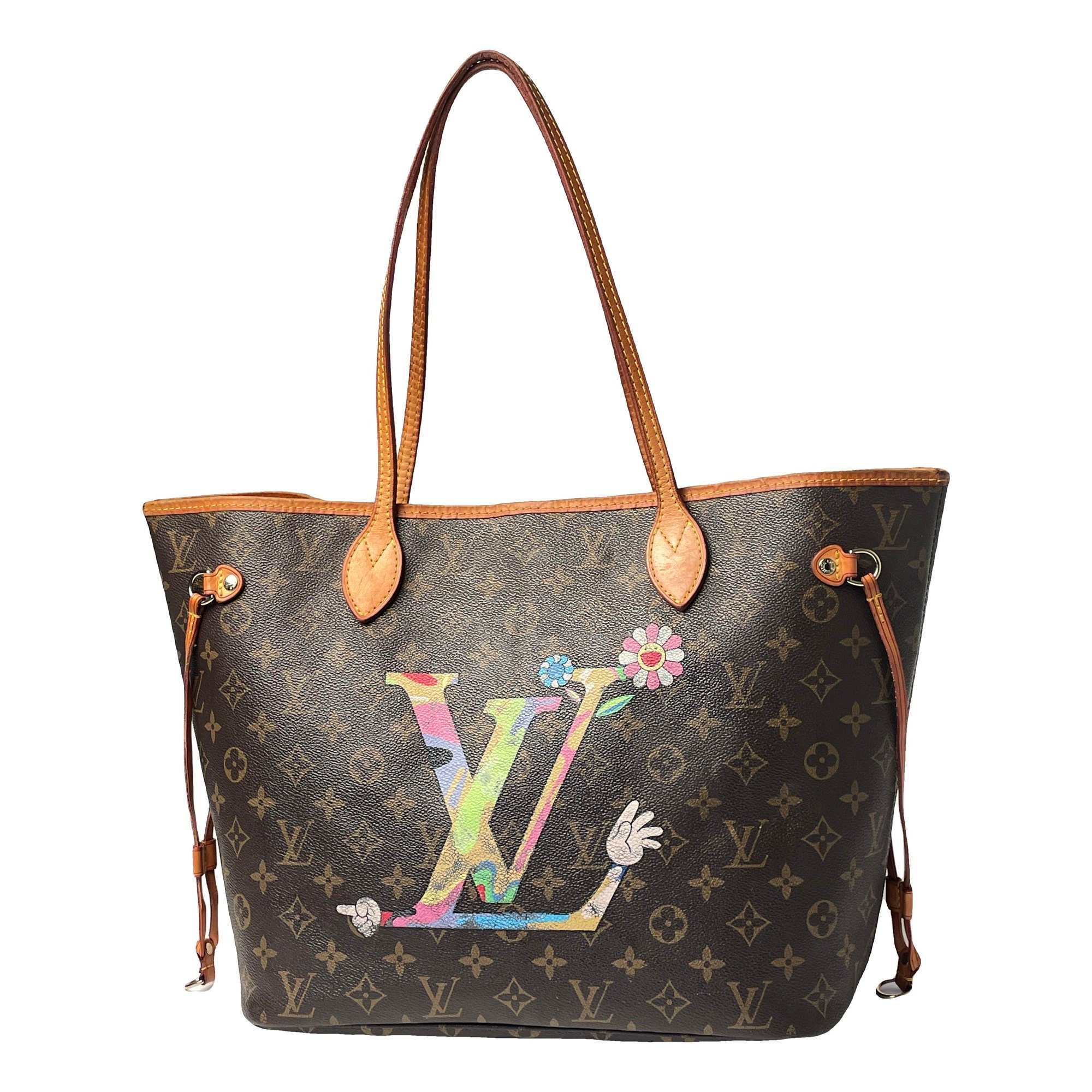 Neverfull leather handbag