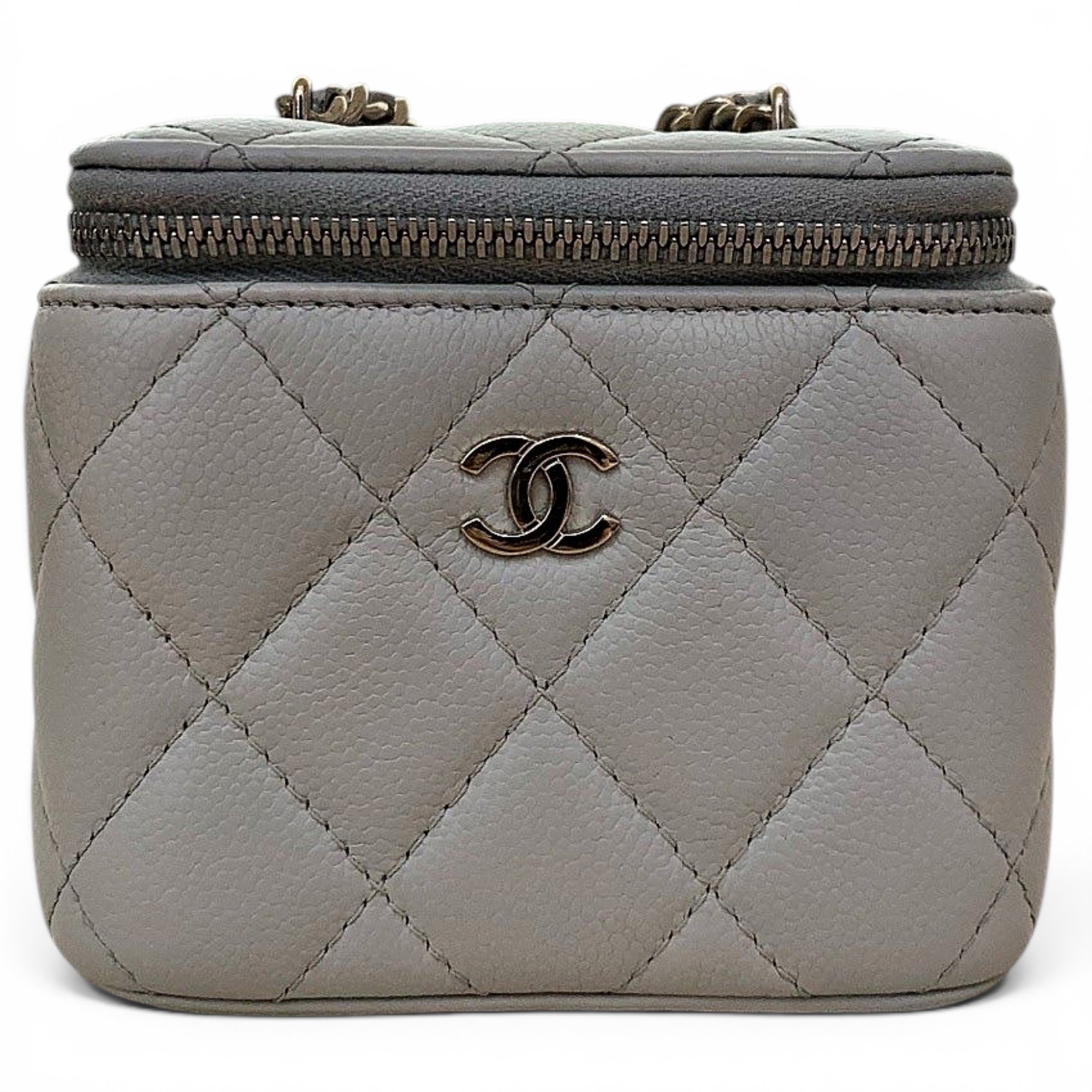 Trendy CC Vanity leather handbag