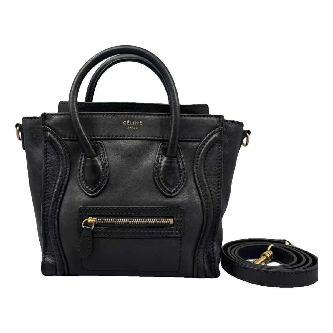 Nano Luggage leather handbag