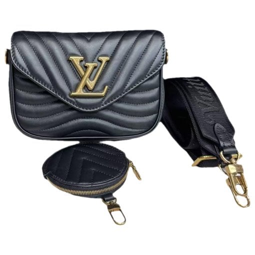 Multi-Pochette New Wave leather handbag