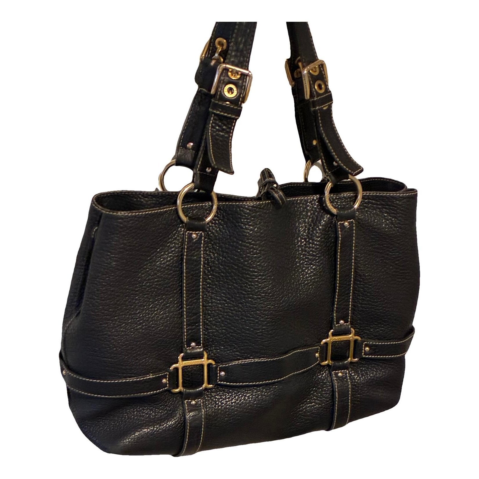 Leather handbag