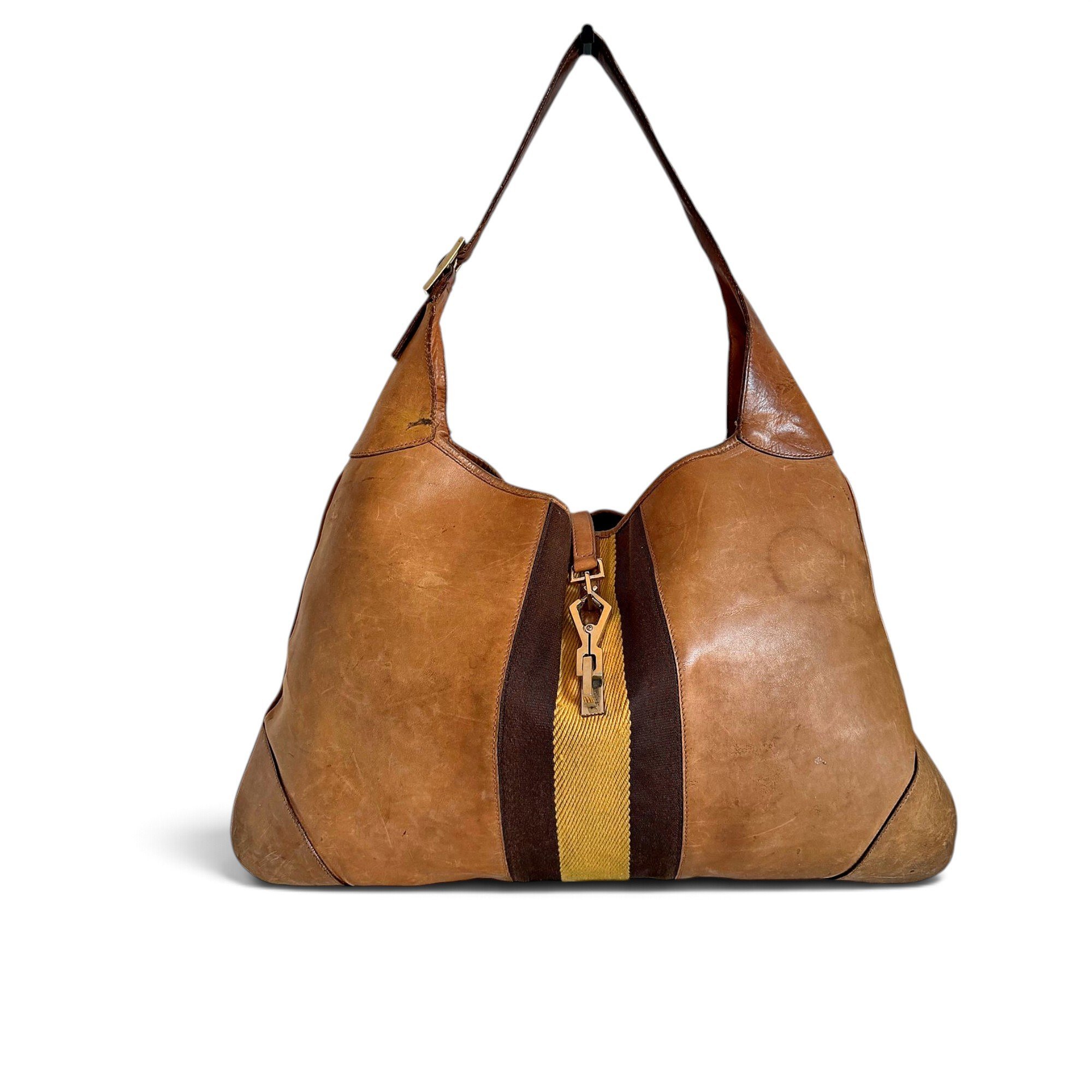 Hobo leather handbag