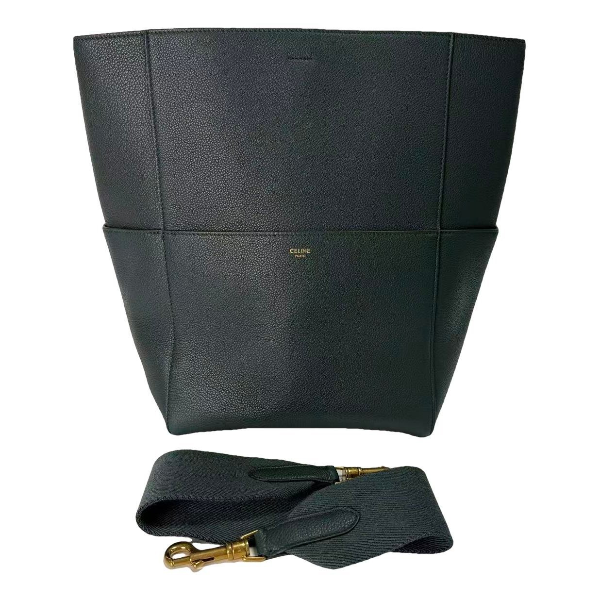 Seau Sangle leather handbag